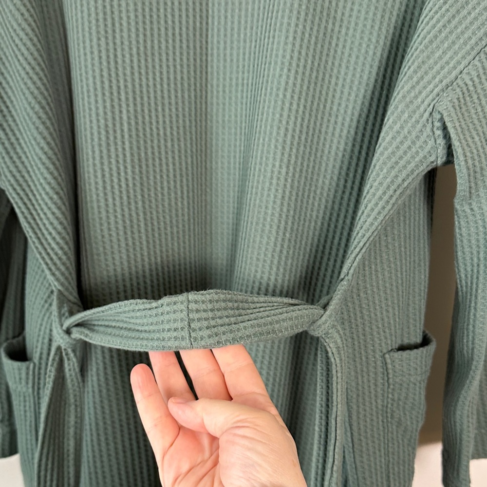 Waffle-Knit Robe SP - Picture 8 of 11